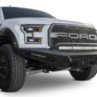 Load image into Gallery viewer, Addictive Desert Designs 17-18 Ford F-150 Raptor Front License Plate Bracket - Installation View