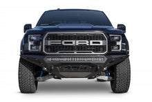 Load image into Gallery viewer, Addictive Desert Designs 17-18 Ford F-150 Raptor Stealth Fighter Front Bumper - Installation View