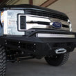 Load image into Gallery viewer, Addictive Desert Designs 17-18 Ford F-250 HoneyBadger Front Bumper w/ Winch Mount - Side View