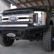 Load image into Gallery viewer, Addictive Desert Designs 17-18 Ford F-250 HoneyBadger Front Bumper w/ Winch Mount - Back View