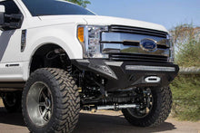 Load image into Gallery viewer, Addictive Desert Designs 17-18 Ford F-250 Super Duty Stealth Fighter Front Bumper w/ Winch Mounts - Main Product View