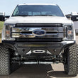 Load image into Gallery viewer, Addictive Desert Designs 17-18 Ford F-250 Super Duty Stealth Fighter Front Bumper w/ Winch Mounts - Side View
