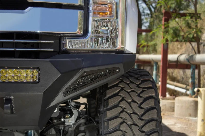 Addictive Desert Designs 17-18 Ford F-250 Super Duty Stealth Fighter Front Bumper w/ Winch Mounts - Additional View 6