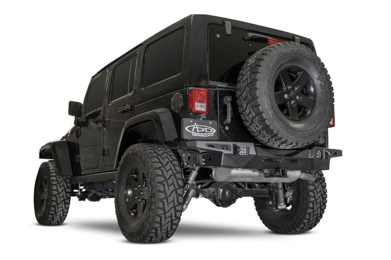 Addictive Desert Designs 17-18 Jeep JK Stealth Fighter HD Rear Bumper - Back View