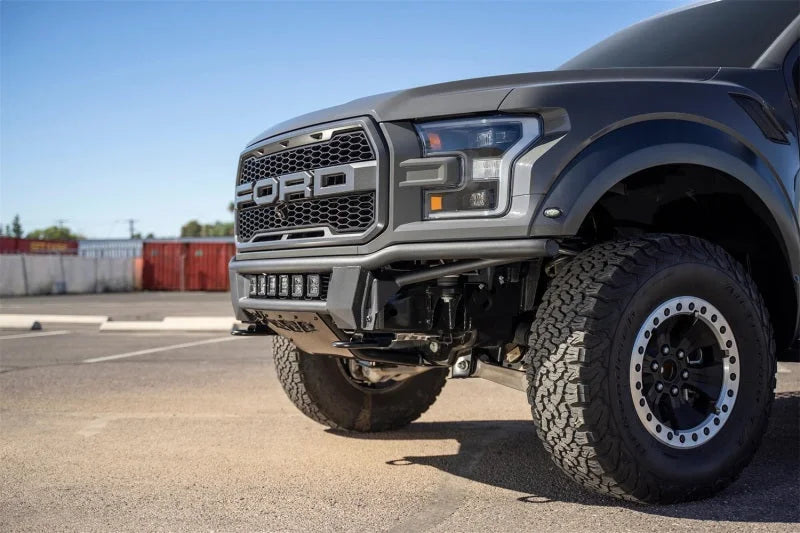 Addictive Desert Designs 17-19 Ford F-150 Raptor ADD PRO Bolt-On Front Bumper - Side View