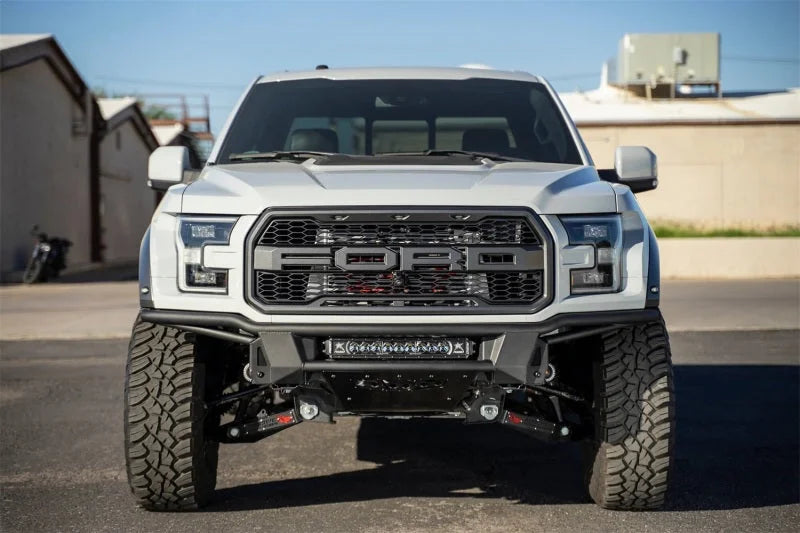 Addictive Desert Designs 17-19 Ford F-150 Raptor ADD PRO Bolt-On Front Bumper - Back View