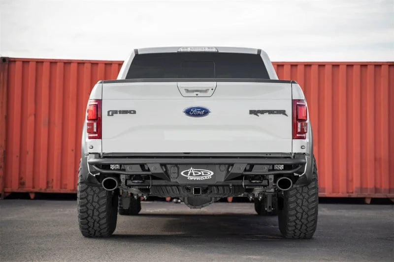 Addictive Desert Designs 17-19 Ford F-150 Raptor PRO Bolt-On Rear Bumper - Additional View 6