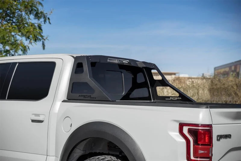 Addictive Desert Designs 17-19 Ford F-150 Raptor Stealth Fighter Chase Rack - Side View