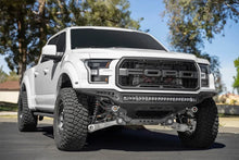 Load image into Gallery viewer, Addictive Desert Designs 17-20 Ford F-150 Raptor Rock Fighter Frame Cut Front Bumper - Side View