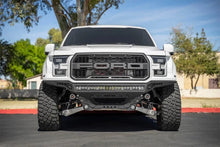 Load image into Gallery viewer, Addictive Desert Designs 17-20 Ford F-150 Raptor Rock Fighter Frame Cut Front Bumper - Installation View