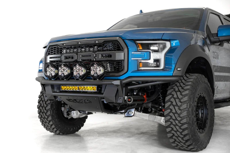 Addictive Desert Designs 17-20 Ford Raptor Pro Bolt-On Front Bumper - Hammer Black - Additional View 8