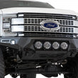 Load image into Gallery viewer, Addictive Desert Designs 17-20 Ford Super Duty Bomber Front Bumper w/ Mounts For 4 Rigid 360 6in - Main Product View