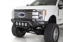 Load image into Gallery viewer, Addictive Desert Designs 17-20 Ford Super Duty Bomber Front Bumper w/ Mounts For 4 Rigid 360 6in - Back View