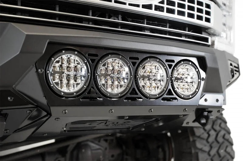 Addictive Desert Designs 17-20 Ford Super Duty Bomber Front Bumper w/ Mounts For 4 Rigid 360 6in - Additional View 6