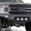 Load image into Gallery viewer, Addictive Desert Designs 18-20 Ford F-150 Bomber Front Bumper w/ 3 Baja Designs LP6 Mounts - Side View