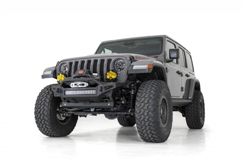 Addictive Desert Designs 18-20 Jeep JL/JT Sway Bar Skid Plate - Back View