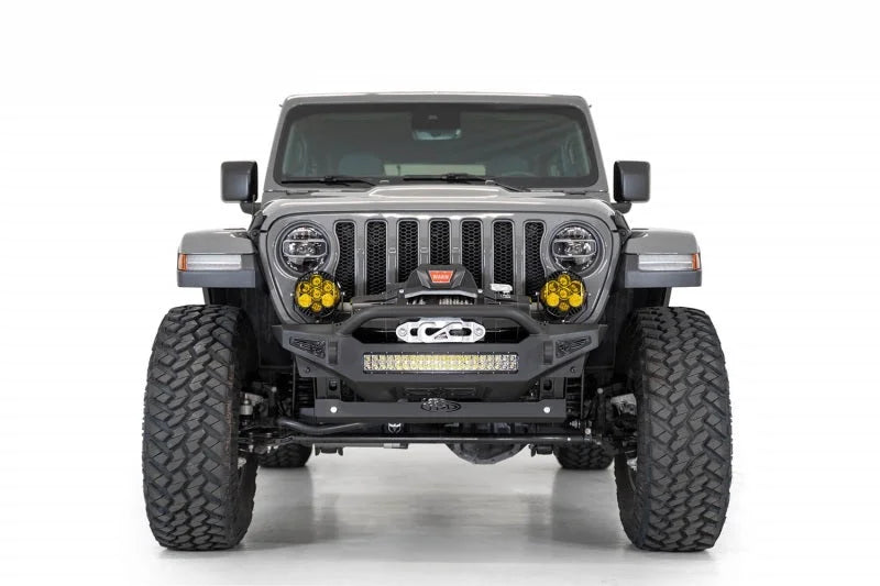 Addictive Desert Designs 18-20 Jeep JL/JT Sway Bar Skid Plate - Installation View