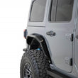 Load image into Gallery viewer, Addictive Desert Designs 18-21 Jeep Wrangler JL/JT Stealth Fighter Rear Fenders - Installation View