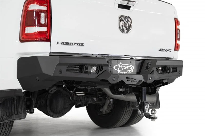 Addictive Desert Designs 19-20 Ram 2500/3500 Bomber HD Rear Bumper w/ Sensor Mounts - Main Product View