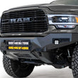 Load image into Gallery viewer, Addictive Desert Designs 19-21 Ram 2500/3500 Bomber Front Bumper - Side View