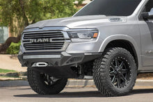 Load image into Gallery viewer, Addictive Desert Designs 19 Ram 1500 Stealth Fighter Front Bumper w/ Winch Mount &amp; Sensor Cut Outs - Side View
