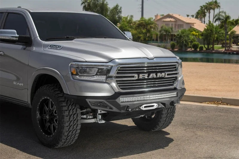 Addictive Desert Designs 19 Ram 1500 Stealth Fighter Front Bumper w/ Winch Mount & Sensor Cut Outs - Additional View 5