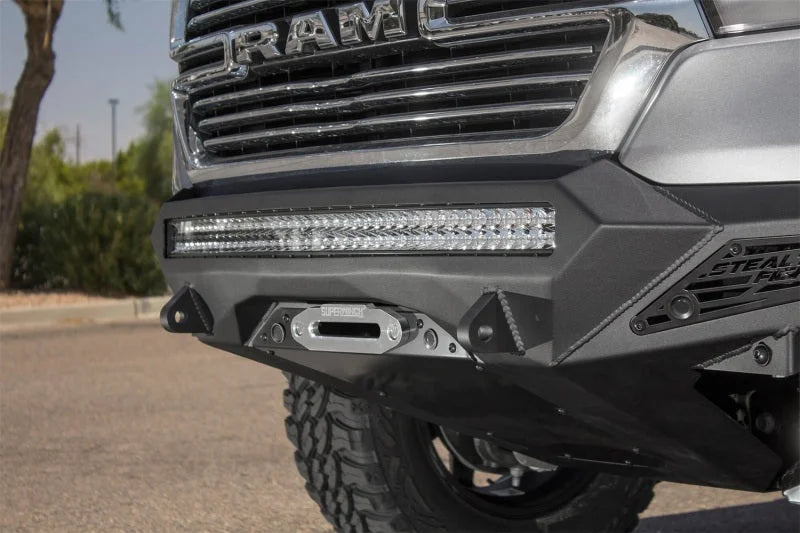 Addictive Desert Designs 19 Ram 1500 Stealth Fighter Front Bumper w/ Winch Mount & Sensor Cut Outs - Additional View 6