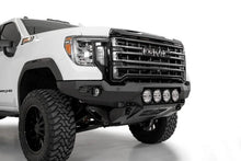Load image into Gallery viewer, Addictive Desert Designs 20-23 GMC Sierra 2500/3500 Bomber Front Bumper - Black - Main Product View