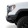 Load image into Gallery viewer, Addictive Desert Designs 20-23 GMC Sierra 2500/3500 Bomber Front Bumper - Black - Back View