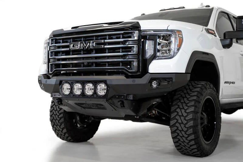 Addictive Desert Designs 20-23 GMC Sierra 2500/3500 Bomber Front Bumper - Black - Additional View 6