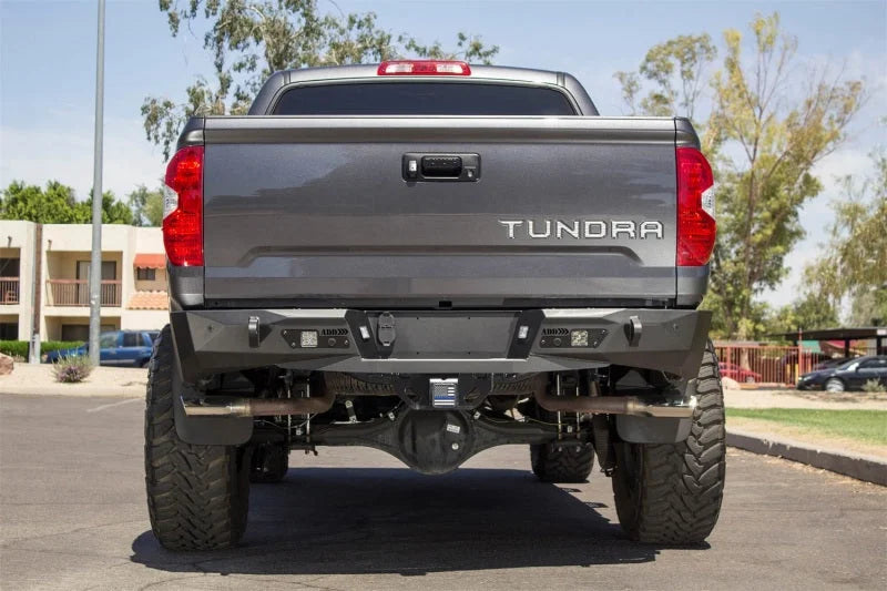 Addictive Desert Designs 2014+ Toyota Tundra Stealth Fighter Rear Bumper w/ Backup Sensor Cutouts - Additional View 5