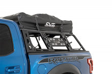 Load image into Gallery viewer, Addictive Desert Designs 2015+ Ford F-150 Overlander Chase Rack w/ 3rd Brake Light - Hammer Black - Main Product View