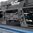 Load image into Gallery viewer, Addictive Desert Designs 2015+ Ford F-150 Overlander Chase Rack w/ 3rd Brake Light - Hammer Black - Side View