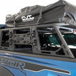 Load image into Gallery viewer, Addictive Desert Designs 2015+ Ford F-150 Overlander Chase Rack w/ 3rd Brake Light - Hammer Black - Back View