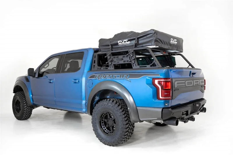 Addictive Desert Designs 2015+ Ford F-150 Overlander Chase Rack w/ 3rd Brake Light - Hammer Black - Additional View 5