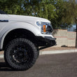 Load image into Gallery viewer, Addictive Desert Designs 2018 Ford F-150 Stealth Fighter Front Bumper - Installation View