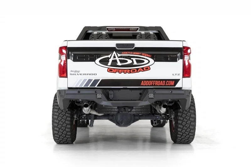 Addictive Desert Designs 2019-2020 Chevrolet Silverado 1500 Stealth Rear Bumper - Side View