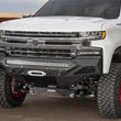 Load image into Gallery viewer, Addictive Desert Designs 2019 Chevrolet Silverado 1500 SF Front Bumper w/ Winch Mount&amp;Sensor Cutout - Back View