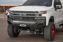 Load image into Gallery viewer, Addictive Desert Designs 2019 Chevrolet Silverado 1500 SF Front Bumper w/ Winch Mount&amp;Sensor Cutout - Back View