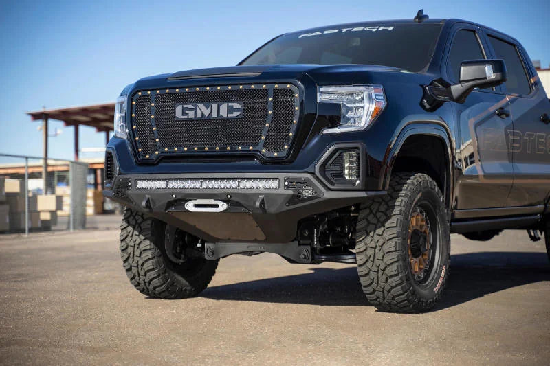 Addictive Desert Designs 2019 GMC Sierra 1500 SF Front Bumper w/ Winch Mount&Sensor Cutout - Main Product View