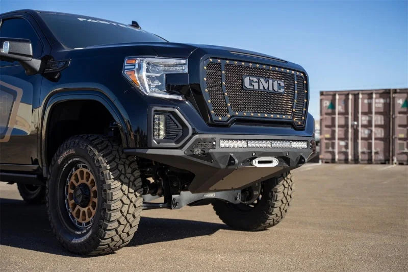 Addictive Desert Designs 2019 GMC Sierra 1500 SF Front Bumper w/ Winch Mount&Sensor Cutout - Additional View 6