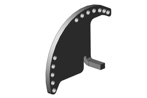 Addictive Desert Designs 2019+ GMC Sierra 1500/2500 Shutter Motor Bracket - Main Product View