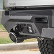 Load image into Gallery viewer, Addictive Desert Designs 2019 Ram 1500 Hammer Stealth Fighter Rear Bumper w/ 6 Sensor Cutouts - Installation View