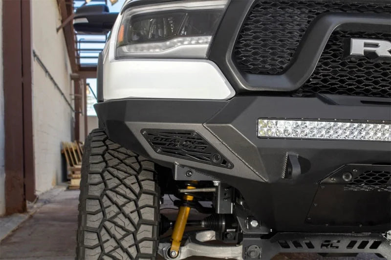 Addictive Desert Designs 2019 Ram Rebel 1500 Stealth Fighter Fr Bumper w/Parking Sensor Cutouts - Additional View 5
