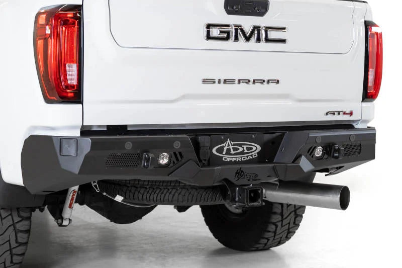 Addictive Desert Designs 2020 GM Sierra/Silverado 2500 Bomber HD Rear Bumper w/ Blind Spot Mounts - Main Product View