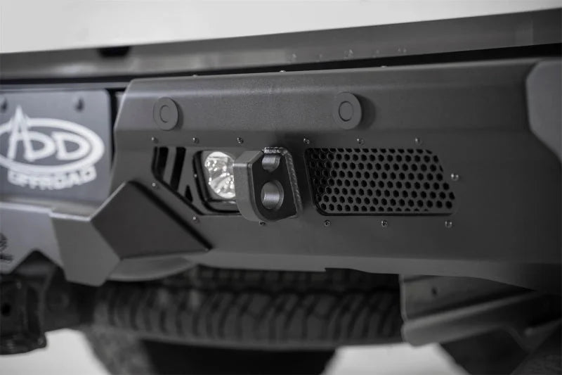 Addictive Desert Designs 2020 GM Sierra/Silverado 2500 Bomber HD Rear Bumper w/ Blind Spot Mounts - Back View