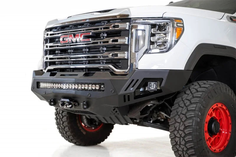 Addictive Desert Designs 2020 GMC Sierra 2500/3500 Stealth Fighter Front Bumper - Back View