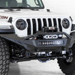 Load image into Gallery viewer, Addictive Desert Designs 2020 Jeep Gladiator JT Stealth Fighter Front Bump w/ Top Hoop &amp; Winch Mount - Main Product View