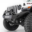Load image into Gallery viewer, Addictive Desert Designs 2020 Jeep Gladiator JT Stealth Fighter Front Bump w/ Top Hoop &amp; Winch Mount - Installation View