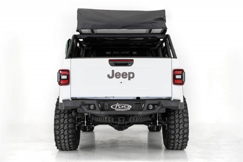 Addictive Desert Designs 2020 Jeep Gladiator JT Stealth Fighter Rear Bumper - Side View